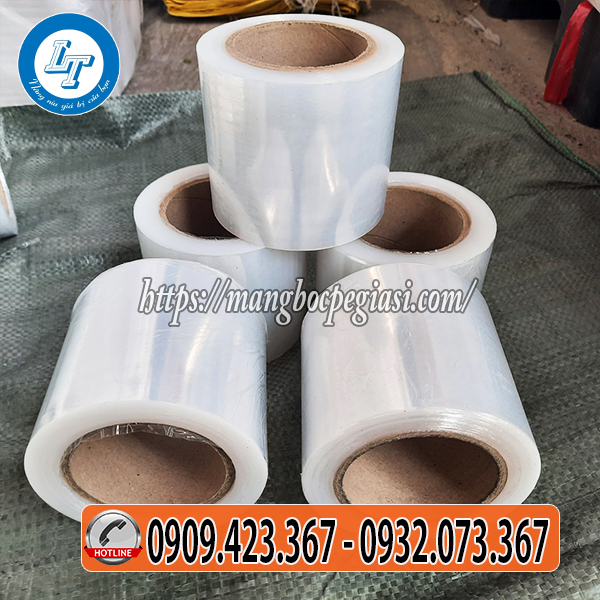 Màng pe bọc Pallet màu trắng 10cm Màng pe bọc Pallet màu trắng 10cm