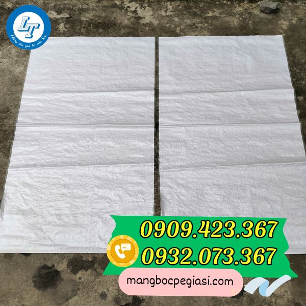 Bao tải trắng trắng màng chống thấm tốt Bao tải đóng hàng giá sỉ