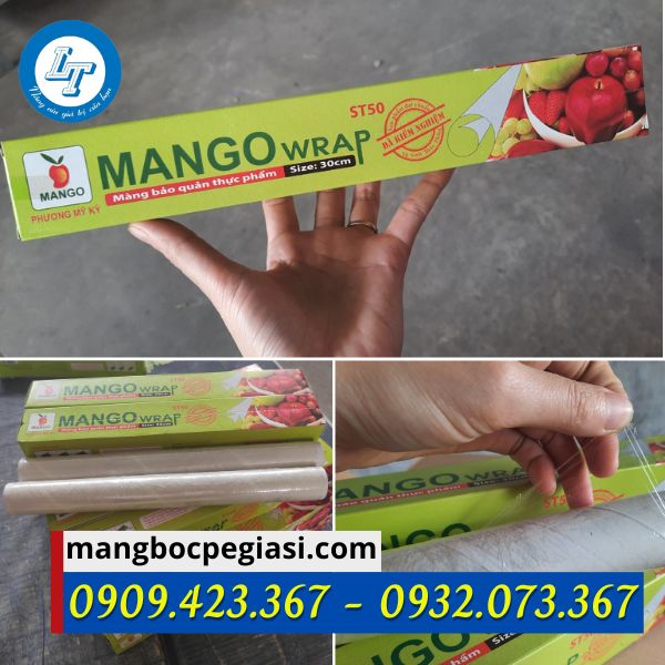 Màng bọc thực phẩm 30cmx30m Màng bọc thực phẩm 30cmx30m