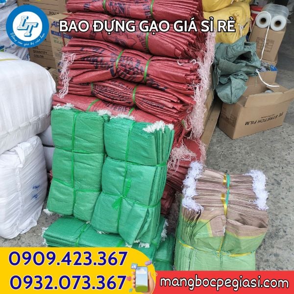 Bao tải gạo nhiều size giá rẻ Bao tải gạo nhiều size giá rẻ