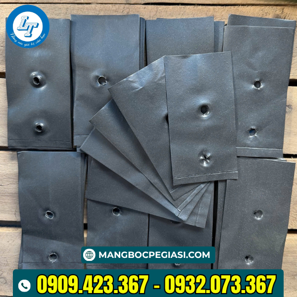 Túi bầu ươm cây giống kt 5x7cm Túi bầu ươm cây giống