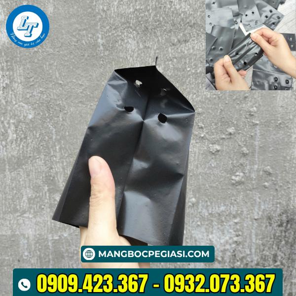 Túi bầu ươm cây giống đục lỗ thoáng khí Túi bầu ươm cây giống