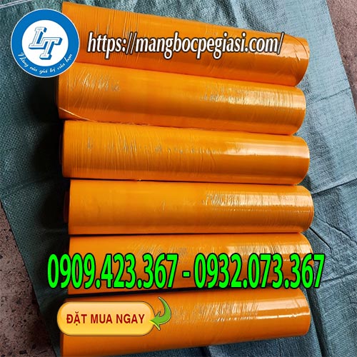 Màng PE màu vàng 50cm Màng PE màu vàng 50cm