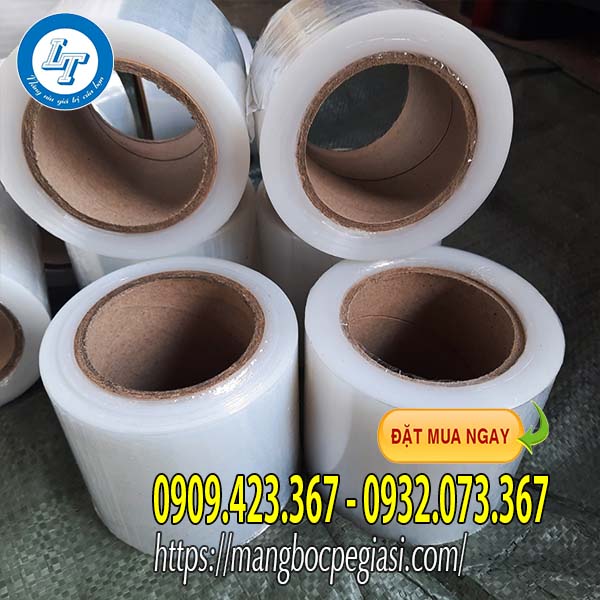 Màng pe bọc hàng màu trắng 10cm Màng pe bọc hàng màu trắng 10cm