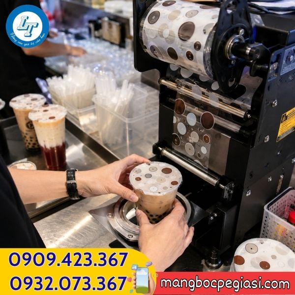 Màng dập cốc trà sữa siêu đẹp Màng dập cốc trà sữa siêu đẹp