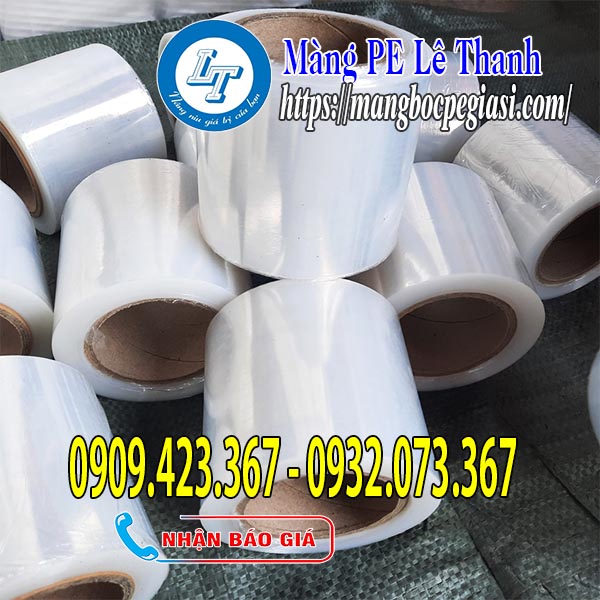Màng PE màu trắng 10cm Màng PE màu trắng 10cm