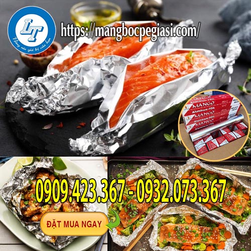 Giấy bạc nướng thực phẩm an toàn Giấy bạc nướng thực phẩm an toàn