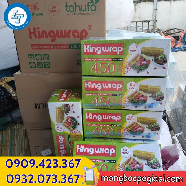 Màng bọc thực phẩm King wrap 450 Màng bọc thực phẩm King wrap 450