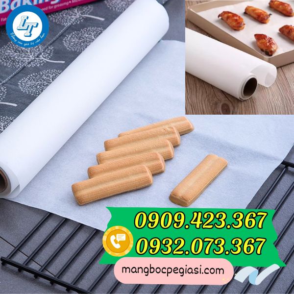 Giấy nến nướng bánh không thấm dầu tiện lợi Giấy nến nướng bánh không thấm dầu