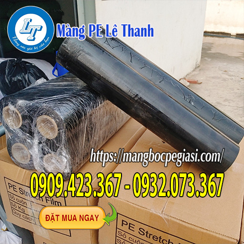 Màng pe màu đen bọc hàng kín đáo Màng pe màu đen bọc hàng kín đáo