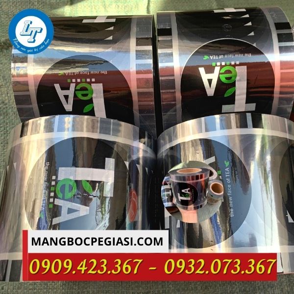 Màng ép ly trà sữa in họa tiết Màng ép ly trà sữa in họa tiết