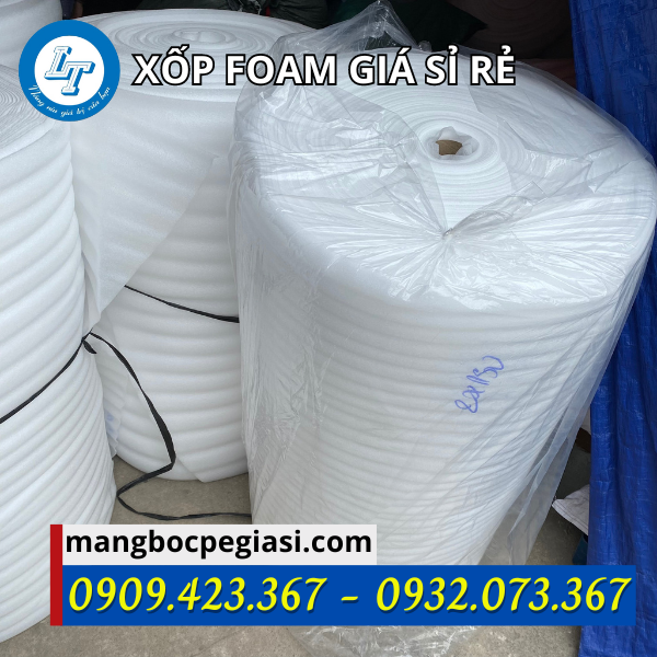 Xốp foam mỏng 2lyx150m Xốp foam mỏng