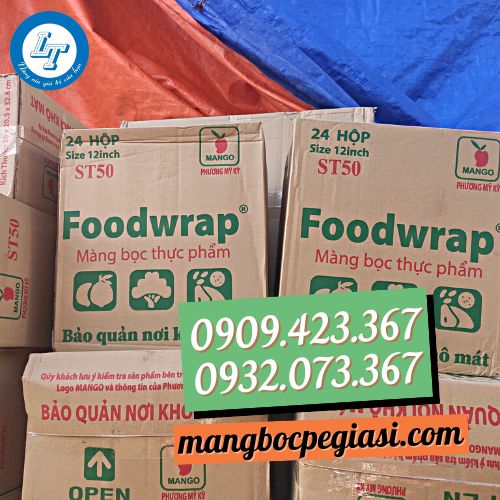 Màng bọc thực phẩm thùng 24 cuộn giá sỉ Màng bọc thực phẩm giao hàng nhanh