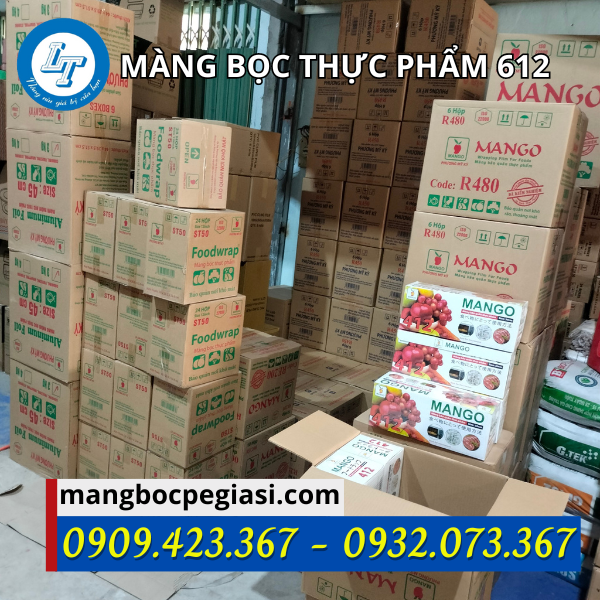 Màng bọc thực phẩm thùng 6 cuộn Màng bọc thực phẩm thùng 6 cuộn