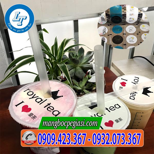 Màng ép ly trà sữa tiện lợi Màng ép ly trà sữa tiện lợi