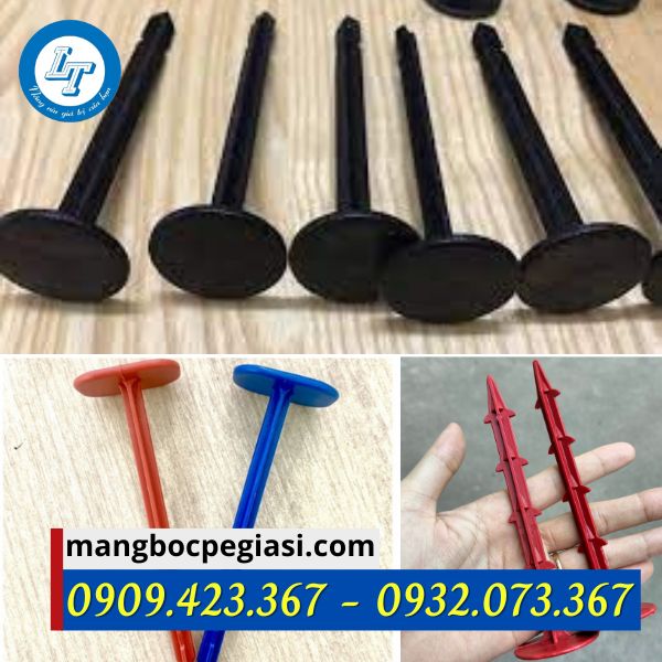 Đinh ghim bạt phủ nhiều loại Đinh ghim bạt phủ nhiều loại