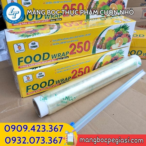 Màng bọc thực phẩm cuộn nhỏ giá rẻ Màng bọc thực phẩm cuộn nhỏ