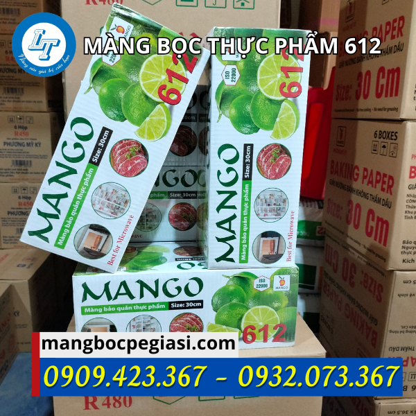 Màng bọc thực phẩm thùng 6 cuộn Màng bọc thực phẩm thùng 6 cuộn