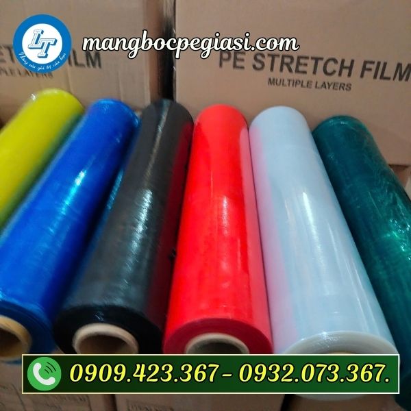 Màng PE quấn pallet nhiều màu Màng PE quấn pallet