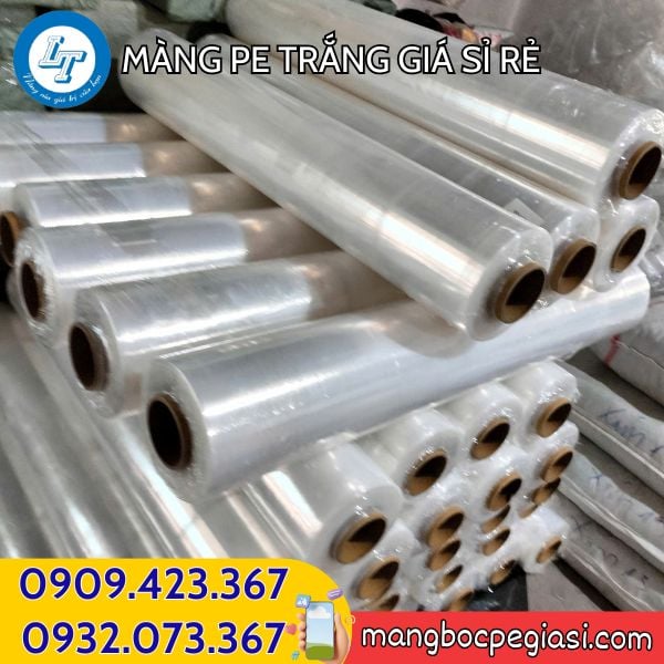 Màng PE màu trắng giá rẻ Màng PE màu trắng