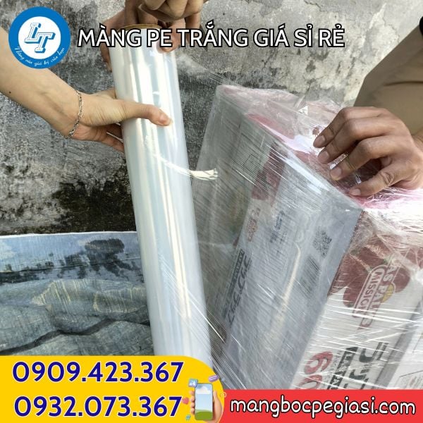 Ứng dụng màng PE bọc hàng Sỉ màng PE nhiều kích cỡ