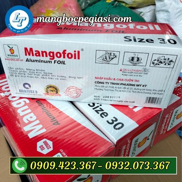 Giấy bạc nướng cuộn lớn Giấy bạc nướng