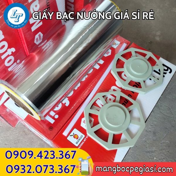 Giấy bạc nướng cuộn lớn 3kg Giấy bạc nướng cuộn lớn 3kg