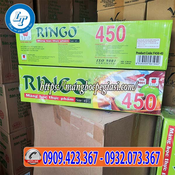Màng bọc thực phẩm Ringgo 45cmx450m giá sỉ Màng bọc thực phẩm Ringgo 45cmx450m giá sỉ