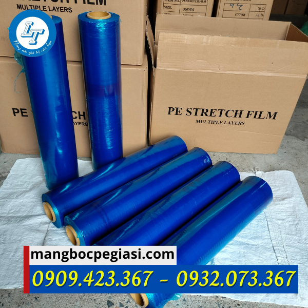Màng PE bọc hàng xanh dương Màng PE bọc hàng xanh dương