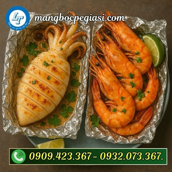 Giấy bạc nướng thục phẩm siêu ngon Giấy bạc nướng thục phẩm siêu ngon