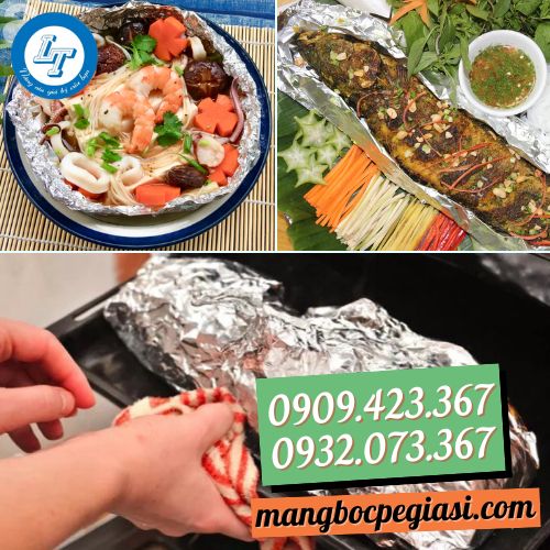 Giấy bạc nướng thực phẩm an toàn Giấy bạc nướng thực phẩm an toàn