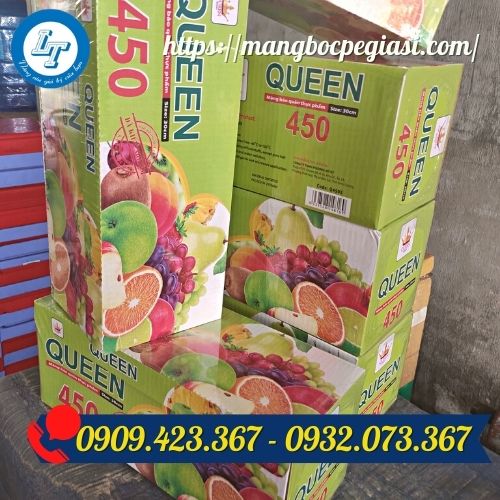 Màng bọc thực phẩm queen 450 Màng bọc thực phẩm queen 450