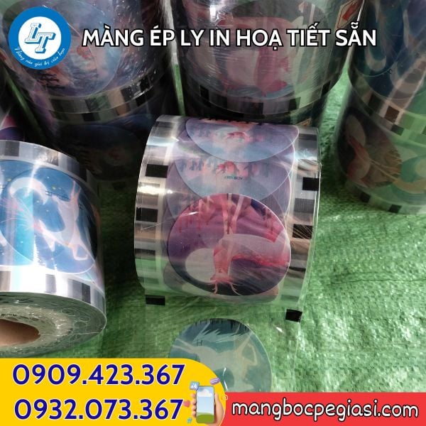 Cuộn màng ép ly mẫu đẹp Cuộn màng ép ly mẫu đẹp