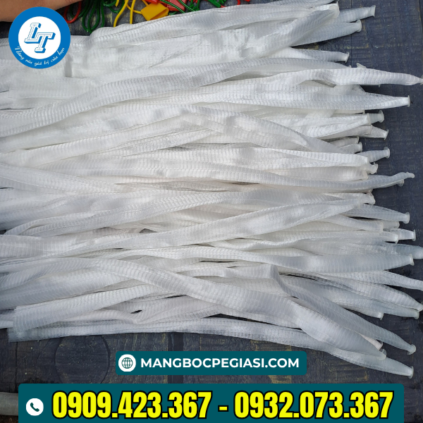 Túi lưới nhựa màu trắng Túi lưới nhựa màu trắng