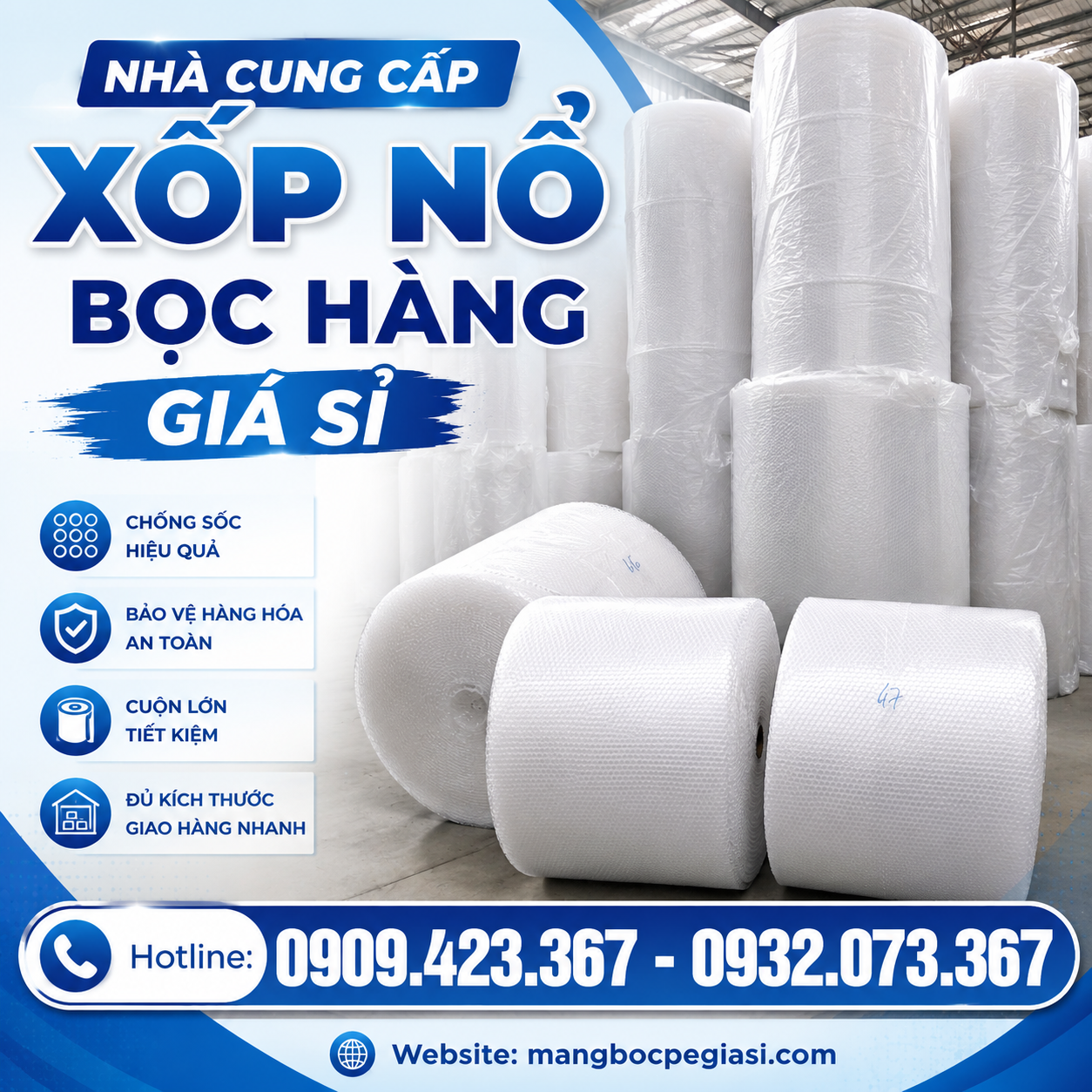 Xốp hơi giá sỉ