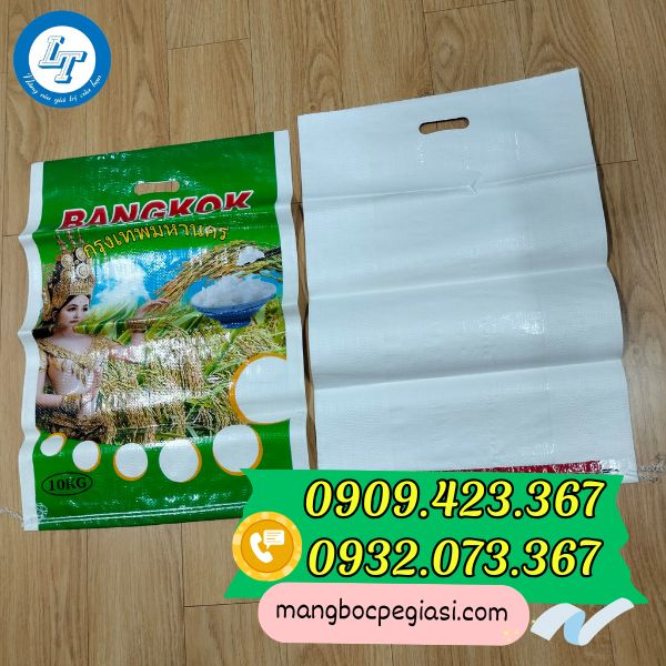 Bao đựng gạo in mẫu đẹp Bao đựng gạo in