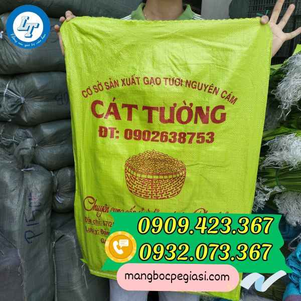 Bao đựng gạo in theo yêu cầu Bao đựng gạo in sẵn