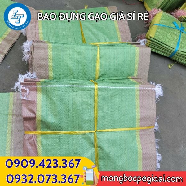 Bao tải gạo nhiều size cung cấp sỉ rẻ Bao tải gạo nhiều size giá rẻ