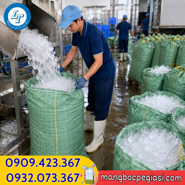 Bao tải đựng đá Bao tải dứa xanh giá sỉ