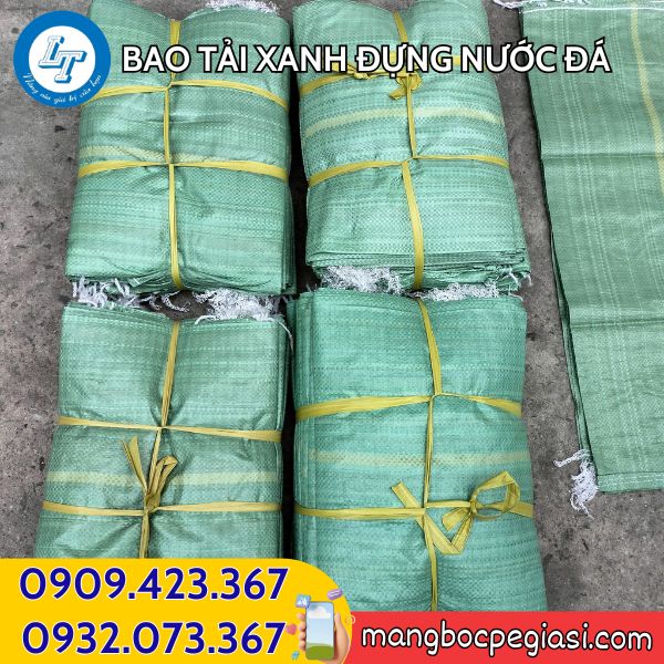 Bao tải đựng đá viên kiện 100 cái Bao tải đựng đá viên