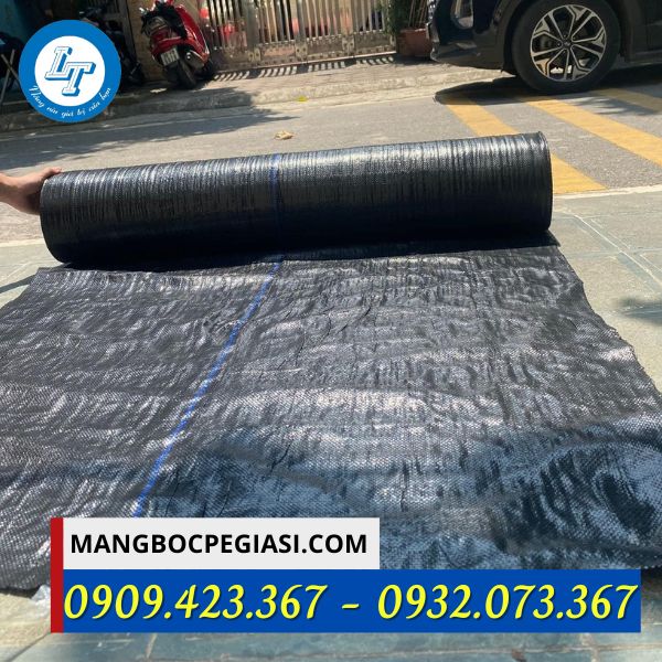 Bạt phủ chống cỏ màu đen 4mx50m Bạt phủ chống cỏ màu đen