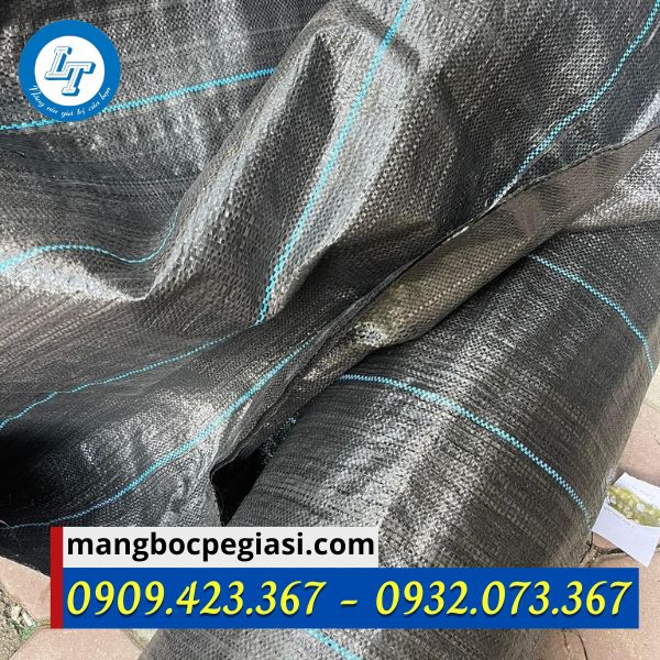 Bạt phủ chống cỏ màu đen Bạt phủ chống cỏ màu đen