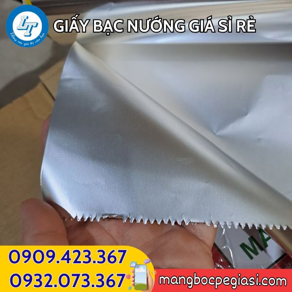 Giấy bạc nướng bóng đẹp Giấy bạc nướng đóng thùng