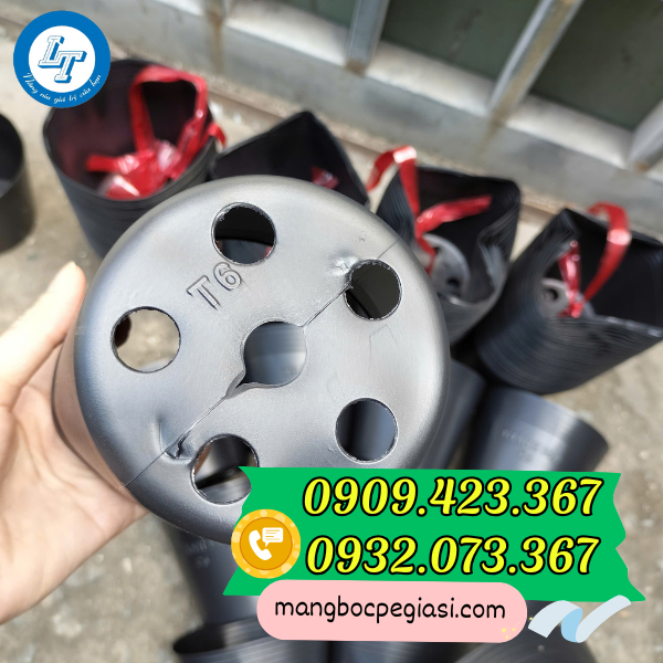 Chậu nhựa trồng cây c6 đục lỗ thoát nước Chậu nhựa trồng cây c6