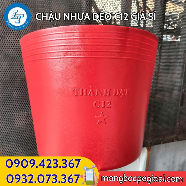 Chậu nhựa dẻo C12 giá tốt Chậu nhựa dẻo C12