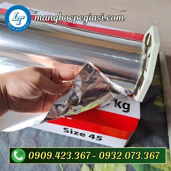 Giấy bạc nướng bề mặt mịn bóng loáng Giấy bạc nướng