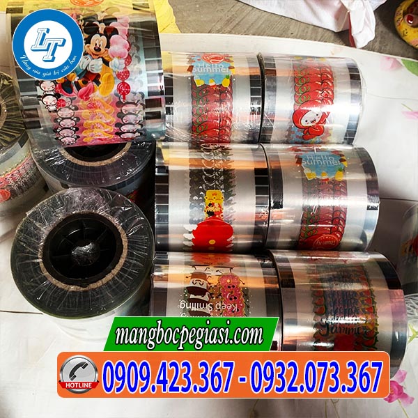 Cuộn màng ép ly in họa tiết giá sỉ Cuộn màng ép ly in họa tiết giá sỉ