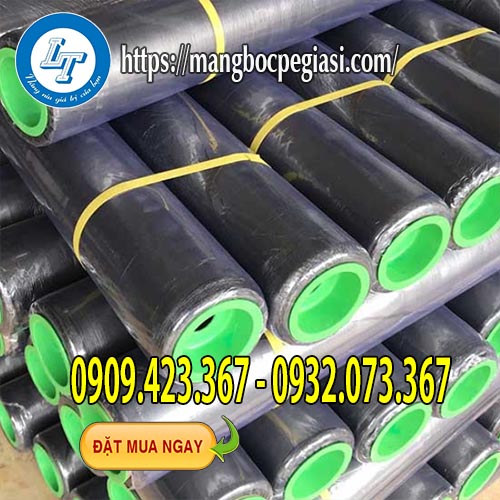 Cuộn nilon công trình màu đen giá sỉ Cuộn nilon công trình màu đen giá sỉ