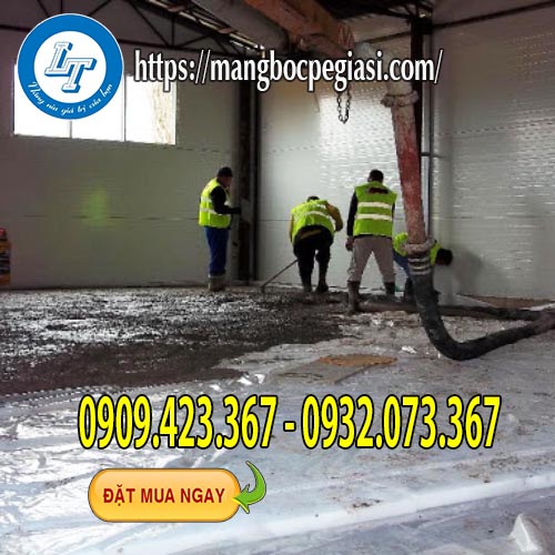 Cuộn nilon lót sàn bê tông chất lượng Cuộn nilon lót sàn bê tông chất lượng