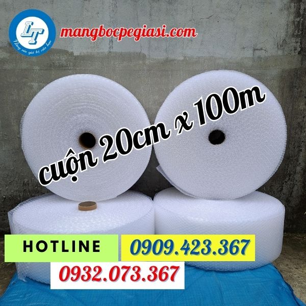 cuộn xốp bóng khí 20cm x 100m cuộn xốp bóng khí 20cm x 100m